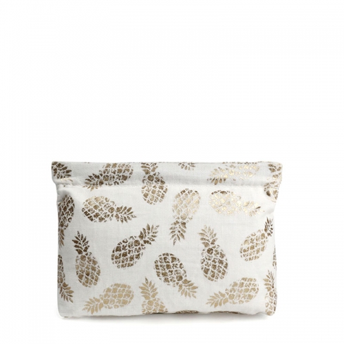 Spring Pouch Cosmetic Bag Pineapple Fiber - CNC069