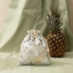 Travel Beauty Drawstring Bag Pineapple Fiber - CNC130