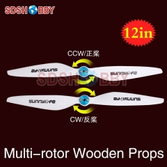 Sunnylife 12x4in Multi-rotor Propellers / 12*4in CW CCW Propellers 1240-One Pair
