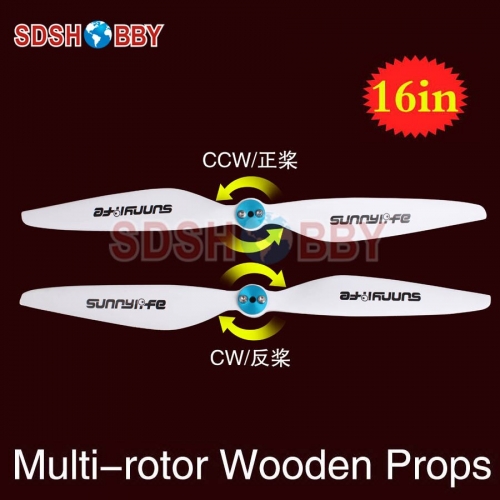 Sunnylife 16x5.4in Multi-rotor Propellers / 16*5.4in CW CCW Propellers 1654-One Pair