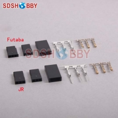 DIY Futaba/ JR Type 3 Pin Servo Battery Connector/Plug Set (Female and Male)