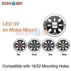 2pcs* LED X2/5V Motor Mount for 1806 2204 2206 Motor Multicopters UAV