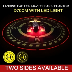 Portable Landing Pad D70cm Helipad Foldable Landing Field for MAVIC 3/AIR 2S/DJI FPV/MINI/PHANTOM 4/FIMI X8SE 2022