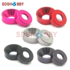 10PCS M3 Aluminum Alloy Counter-Sunk Screw Gasket Washer (Multicolor)