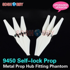 2pcs 9 inch 9450 Self-lock Self-tighten Propellers with Metal Prop Hub for DJI Phantom Series