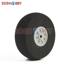 D70 x H24 x D4.1mm RC Airplane Sponge Wheel for Main Wheel of 20-26cc Airplanes or 60-90 Grade Nitro Airplanes