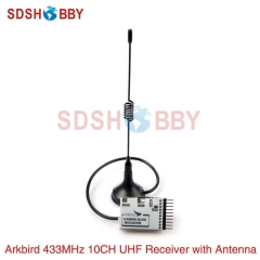 Arkbird 433MHz 10CH FHSS Receiver with Antenna for Arkbird-LRS UHF System