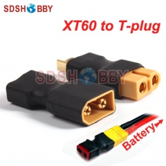 5pcs*XT60 Male to T Female Plug Conversion Connector/ T Male Plug to XT60 Female for Battery & Charger