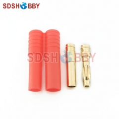 10 sets* Gold Coated Banana Connector Set 4.0mm with housing