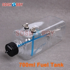 6STARHOBBY 700ml Transparent Fuel Tank High Quality Oil Box for 50-70CC Gasoline Airplanes