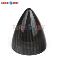 RC Model 2.5"(63.5mm) Carbon Fiber Spinner with Carbon Fiber Back plate 3K Surface Processing