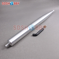 Aluminum Exhaust Pipe Tuned Pipe for 50-60CC Gas Engine Compatible with DL55 DL111 DA60 DA50