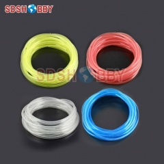 6*3mm 200 Meter Fuel Line/ Fuel Pipe for Gas Engine/ Nitro Engine -Yellow/Transparent/ Blue/Red Color