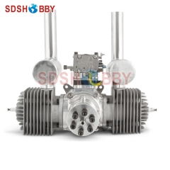 DLA180 CNC Processed Gasoline Engine/Petrol Engine 180CC for Gas Airplane with Double Cylinders