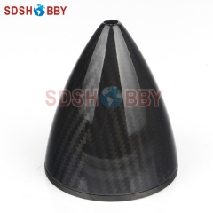 RC Model 4"(101.6mm) Carbon Fiber Spinner with Carbon Fiber Back plate 3K Surface Processing