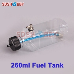 6STARHOBBY 260ml Transparent Fuel Tank for 15-20CC Gasoline Airplanes