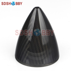 RC Model 3.5"(89mm) Carbon Fiber Spinner with Carbon Fiber Back plate 3K Surface Processing