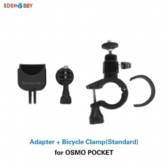 Sunnylife Adapter Kit Bicycle Bracket Holder Bike Clamp Clip for POCKET 2/OSMO POCKET