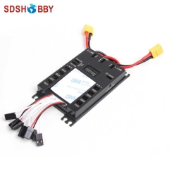 Mini Servo Section Board Power Box for gas plane with 30A UBEC