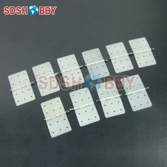 10pcs* Nylon Pinned Hinges W16XL29mm