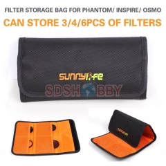 Sunnylife Lens Filter Bag MCUV CPL ND Filters Portable Storage Bag for DJI Phantom 3/4 Inspire OSMO X3 X5