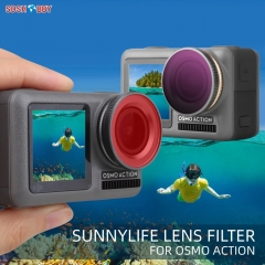 Sunnylife Sport Camera Lens Filter ND/PL CPL Diving Filters for DJI OSMO Action