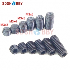 100pcs* Hex Socket Set Screws/ Hex Socket Headless Screws M3x3/ M3x 4/ M3x 5/ M3x 6mm