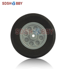 D45 X H15 X Φ3mm RC Airplane Sponge Wheel For Main Wheel Of 25 Grade Electric Airplanes