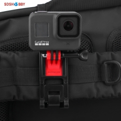 Sunnylife Sports Camera Backpack Clamp Universal Adjustable Clips for Action 2/ GoPro 10/ Insta360 One RS/ Osmo Pocket