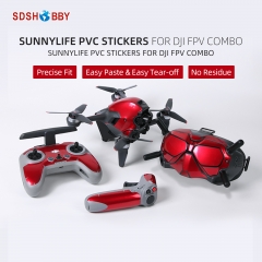 Sunnylife Protective Stickers PVC Film Scratch-proof Decals Skin for DJI FPV Drone Goggles V2 Remote Controller 2 Motion Controller