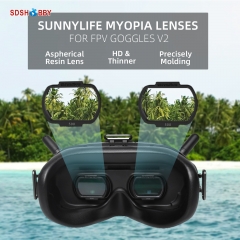 Sunnylife Myopia Lenses Nearsighted Corrective Aspherical Lenses Glasses for DJI FPV Goggles V2