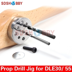6STARHOBBY Propeller Drill Jig/ Drill Guide with Screw for DLE30 DLE55 Gasoline Engines