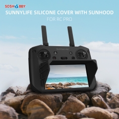 Sunnylife Silicone Protective Cover Case with Sun Hood Sunshade Accessories for RC PRO