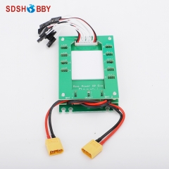 Mini Servo Section Board with Dual Power Input Wire and Electronic Switch Green Color