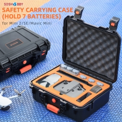 Sunnylife Safety Carrying Case Protective Waterproof Hard Case Professional Bag Accessories for DJI Mini 2/SE/Mavic Mini