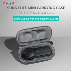 Sunnylife Mini Portable Carrying Case Clutch Bag Protective Storage Bag for Insta360 X3/ ONE X2/ X