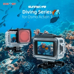 40m Waterproof Case 3 Colors Diving Filters Underwater Protective Dive Housing Shell Accessories for Osmo Action 3