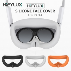 Hifylux Silicone Face Cover Skin Sweat-proof Light Blocking Mask VR Headset Accessories for PICO 4