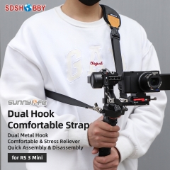 Sunnylife Dual Hook Strap Stress Reliever Shoulder Comfortable Belt Stabilizer Neck Lanyard for RS 3 Mini