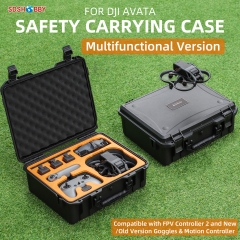 Sunnylife Safety Carrying Case Large Capacity Waterproof Shock-proof Hard Case Goggles Integra for DJI Avata Explorer/ Pro-View Combo