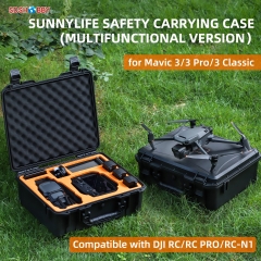 Sunnylife Safety Carrying Case Large Capacity Waterproof Shock-proof Hard Case for DJI Mavic 3 Pro/Mavic 3 Classic/Mavic 3