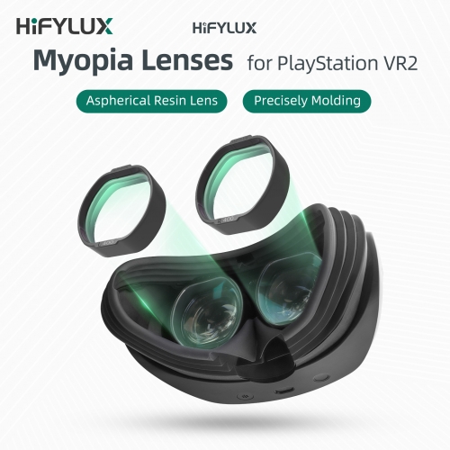 Hifylux 1 Pair Myopia Lenses Nearsighted Corrective Aspherical Resin Lenses Glasses Accessories for PSVR2