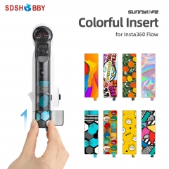 Sunnylife Colorful Insert Cool Trendy PET Card Decals Stickers Handheld Gimbal Accessories for Insta360 Flow