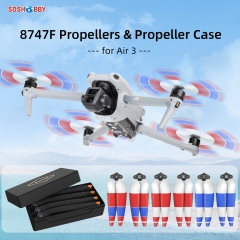 8747 Low Noise Props Colored 8747F Propellers Case Storage Mini Travel Case Accessories for Air 3