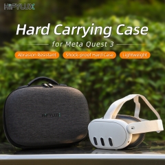 Hifylux Hard Carrying Case Quest 3 VR Gaming Headset Protective Waterproof Handbag Travel Bag Accessories for Meta Quest 3