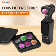 Sunnylife Lens Filters Magnetic Metal Adjustable CPL Filters ND256 ND64/PL ND32/PL MCUV Accessories for OSMO POCKET 3