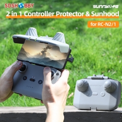 Sunnylife 2 in 1 Controller Protector Sun Hood Control Sticks Protective Cover for RC-N2/1 for Mini 4 Pro/ AIR 3/ Mavic 3 Pro