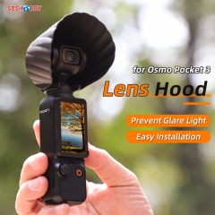 Sunnylife Lens Hood Anti-glare Sunhood Lens Cover Gimbal Protective Cap Accessories for Osmo Pocket 3