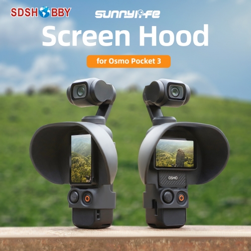 Sunnylife Screen Sun Hood Guard Screen Monitor Cover Protector Accessories for Osmo Pocket 3