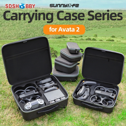 Sunnylife Portable Carrying Case Handbag Goggles 3 RC Motion Controller 3 Protector Mini Bag Accessories for DJI Avata 2